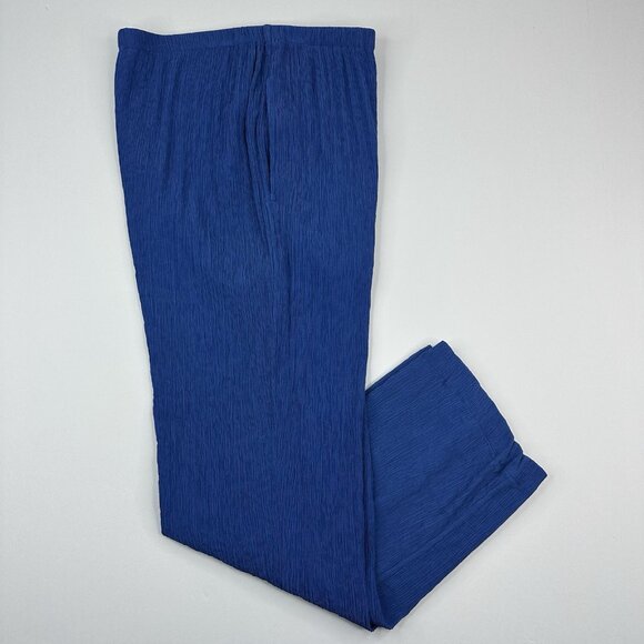 Everlane Women’s Deep Blue Naia Ripple Tapered Minimalist‎ Pant M/W30/L26 - Picture 2 of 10